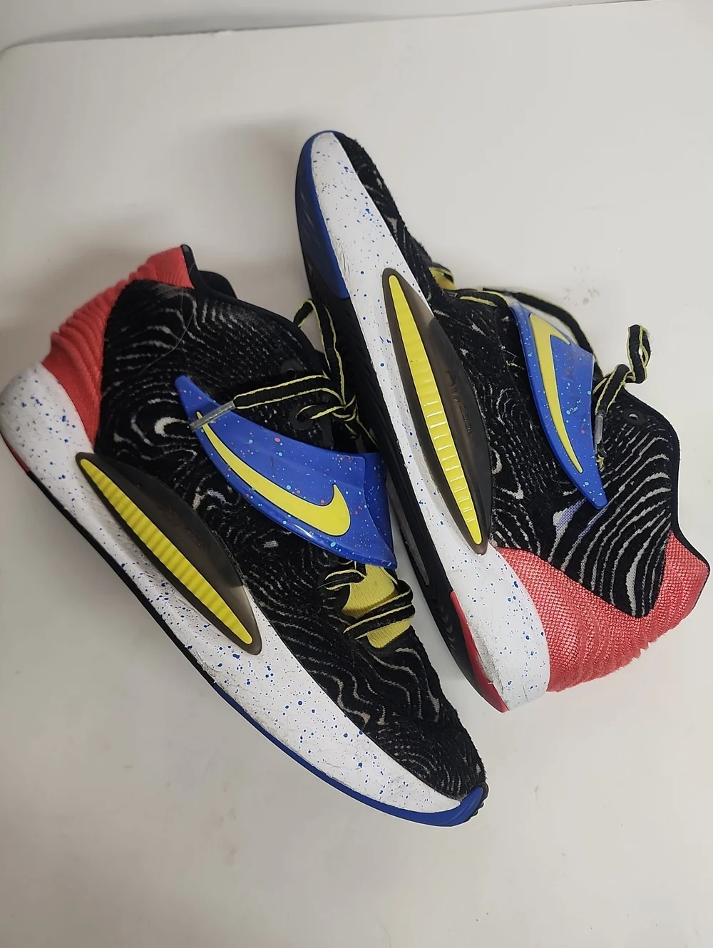 Nike KD Pop Art 2021 SZ 8/41 - Black/Blue/Yellow/Red Shoes Comfortsble Unique